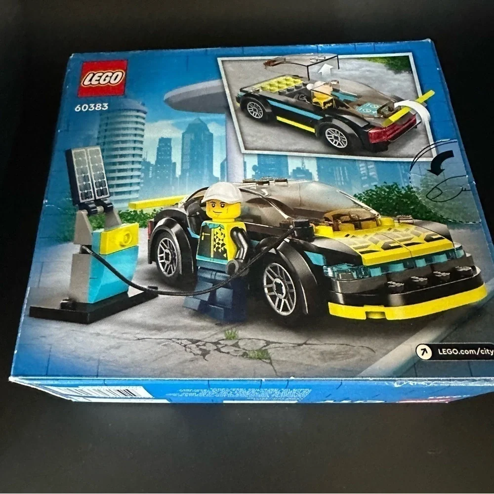 Retired LEGO City Electric Sports Car 60383 – New Sealed Collectible